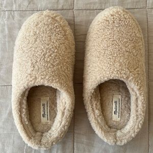 Madewell Sherpa Slippers